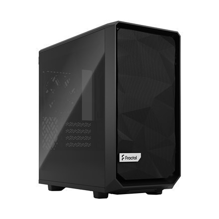 Fractal Design Meshify 2 Mini Black TG dark tint, mATX, Power supply included No