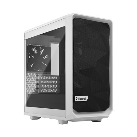 Fractal Design Meshify 2 Mini White TG clear tint, mATX, Power supply included No