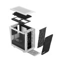 Fractal Design Meshify 2 Mini White TG clear tint, mATX, Power supply included No