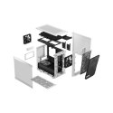 Fractal Design Meshify 2 Nano White TG clear tint, ITX, Power supply included No