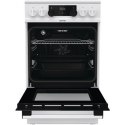 Gorenje Cooker GECS5C70WA Hob type Vitroceramic, Oven type Electric, White, Width 50 cm, Grilling, LED, 70 L, Depth 59.4 cm