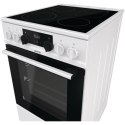 Gorenje Cooker GECS5C70WA Hob type Vitroceramic, Oven type Electric, White, Width 50 cm, Grilling, LED, 70 L, Depth 59.4 cm