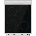 Gorenje Cooker GECS5C70WA Hob type Vitroceramic, Oven type Electric, White, Width 50 cm, Grilling, LED, 70 L, Depth 59.4 cm