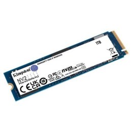 Kingston SSD NV2 1000 GB, SSD form factor M.2 2280, SSD interface PCIe 4.0 x4 NVMe, Write speed 2100 MB/s, Read speed 3500 MB/s