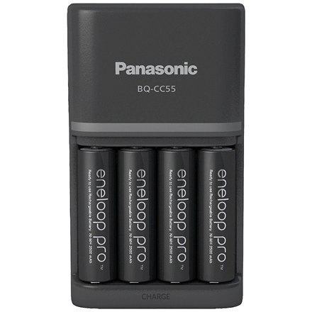 Panasonic Battery Charger ENELOOP Pro K-KJ55HCD40E AA/AAA, 2 hours