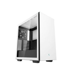 Deepcool MID TOWER CASE CH510 Side window, White, Mid-Tower, Power supply included No