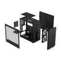 Fractal Design Focus 2 RGB Black TG Clear Tint, Midi Tower, Power supply included No