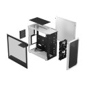 Fractal Design Focus 2 White TG Clear Tint, Midi Tower, Power supply included No