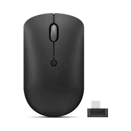 Lenovo Wireless Compact Mouse 400 Black, 2.4G Wireless via USB-C receiver