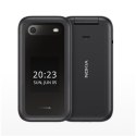 Nokia 2660 Flip Black, 2.8 ", TFT LCD, 240 x 320, Unisoc, T107, Internal RAM 0.048 GB, 0.128 GB, microSDHC, Dual SIM, Main camer