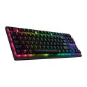 Razer Gaming Keyboard Deathstalker V2 Pro Tenkeyless RGB LED light, US, Wireless, Black, Optical Switches (Linear)