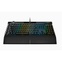 Corsair K100 RGB Optical Mechanical Gaming Keyboard, US, Wired, Black/Red