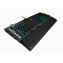 Corsair K100 RGB Optical Mechanical Gaming Keyboard, US, Wired, Black/Red