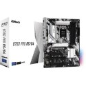 ASRock B760 PRO RS/D4 Processor family Intel, Processor socket LGA1700, DDR4 DIMM, Memory slots 4, Supported hard disk drive in