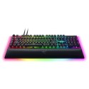 Razer Mechanical Gaming Keyboard BlackWidow V4 Pro RGB LED light, US, Wired, Black, Green Switches, Numeric keypad