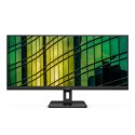 AOC Monitor U34E2M 34 ", VA, WQHD, 3440 x 1440, 21:9, 4 ms, 300 cd/m², Black, 100 Hz, HDMI ports quantity 2