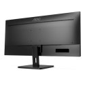 AOC Monitor U34E2M 34 ", VA, WQHD, 3440 x 1440, 21:9, 4 ms, 300 cd/m², Black, 100 Hz, HDMI ports quantity 2