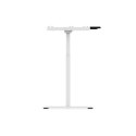 Digitus Desk frame, 71.5 - 121.5 cm, Maximum load weight 70 kg, White