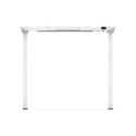 Digitus Desk frame, 71.5 - 121.5 cm, Maximum load weight 70 kg, White