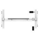 Digitus Desk frame, 71.5 - 121.5 cm, Maximum load weight 70 kg, White