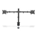 Digitus Dual Monitor Clamp Mount DA-90400 15-32 ", Maximum weight (capacity) 8 kg, Black