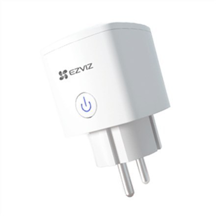 EZVIZ Smart Plug with Power Consumption Tracker (EU Standard) CS-T30-10B-E White