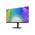 Samsung Monitor LS27A600UUUXEN 27 ", IPS, QHD, 2560 x 1440, 16:9, 5 ms, 300 cd/m², Black, 75 Hz, HDMI ports quantity 1