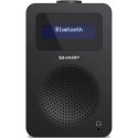 Sharp DR-430(BK) Digital Radio, FM/DAB/DAB+, Bluetooth 5.0, Midnight Black