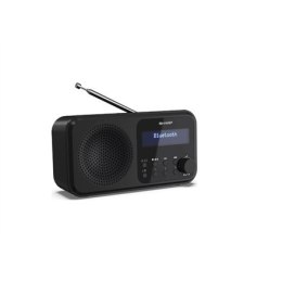 Sharp DR-P420(BK) Tokyo Portable Digital Radio, FM/DAB/DAB+, Bluetooth 5.0, USB or Battery Powered, Midnight Black