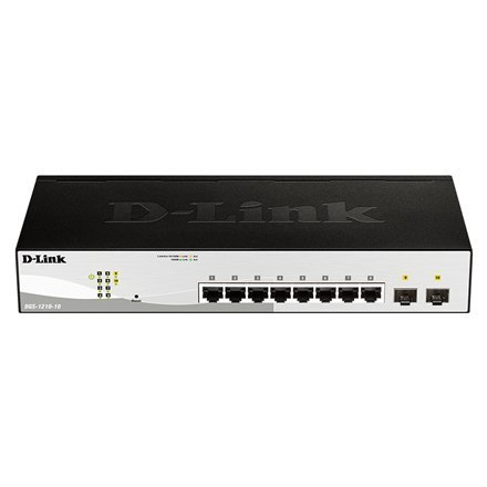 D-Link 10-Port Gigabit Smart Managed Switch DGS-1210-10 Managed L2+, Rackmountable