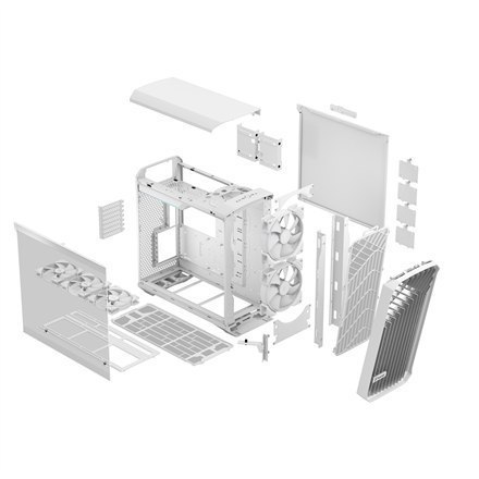 Fractal Design Torrent RGB White TG clear tint Fractal Design Torrent RGB White TG clear tint