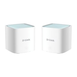 D-Link EAGLE PRO AI AX1500 Mesh System M15-2 (2-pack) 802.11ax, 1200+300 Mbit/s, 10/100/1000 Mbit/s, Ethernet LAN (RJ-45) ports