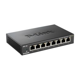 D-Link Switch DGS-108/E	 Unmanaged, Desktop, 1 Gbps (RJ-45) ports quantity 8