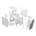 Fractal Design Torrent Compact RGB White TG clear tint, Mid-Tower, Power supply included No