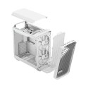 Fractal Design Torrent Compact RGB White TG clear tint, Mid-Tower, Power supply included No