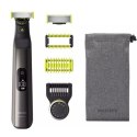 Philips QP6551/15 OneBlade Pro Hair, Face and Body Trimmer Cordless, Wet & Dry, Number of length steps 14, Black/Green