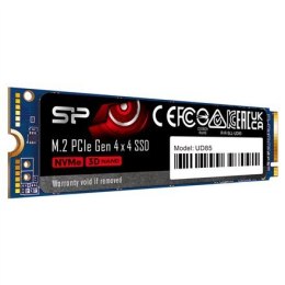 Silicon Power SSD UD85 1000 GB, SSD form factor M.2 2280, SSD interface PCIe Gen4x4, Write speed 2800 MB/s, Read speed 3600 MB/