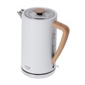 Adler Kettle AD 1347w	 Electric, 2200 W, 1.5 L, Stainless steel, 360° rotational base, White