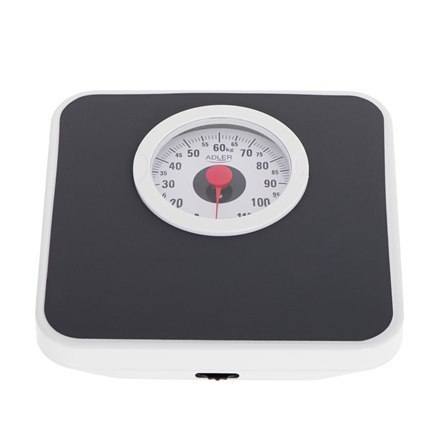 Adler Mechanical Bathroom Scale AD 8178 Maximum weight (capacity) 120 kg, Accuracy 1000 g, Black