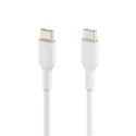 Belkin BOOST CHARGE CAB003bt2MWH USB-C to USB-C, 2 m, White