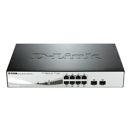 D-Link DGS-1210 Series Smart Managed Gigabit Switches DGS-1210-08P Managed L2, Desktop/Rackmountable