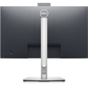 Dell Video Conferencing Monitor C2423H 24 ", IPS, FHD, 1920 x 1080, 16:9, 8 ms, 250 cd/m², Silver, 60 Hz, HDMI ports quantity 1