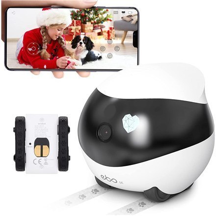 Smart EBO SE Family Robot IP Camera 16GB external memory, support 256GB at maximum, White Smart EBO SE Family Robot IP Camera 16GB external memory, support 256GB at maximum, White