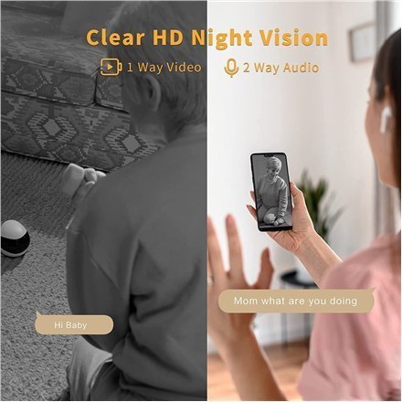 Smart EBO SE Family Robot IP Camera 16GB external memory, support 256GB at maximum, White Smart EBO SE Family Robot IP Camera 16GB external memory, support 256GB at maximum, White