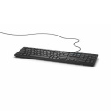 Dell KB216 Standard, Wired, Klawiatura layout EN/RU, Black, Russian, Numeric keypad, 503 g