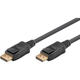 Goobay DisplayPort connector cable 2.0 58534 Black, DP to DP, 2 m