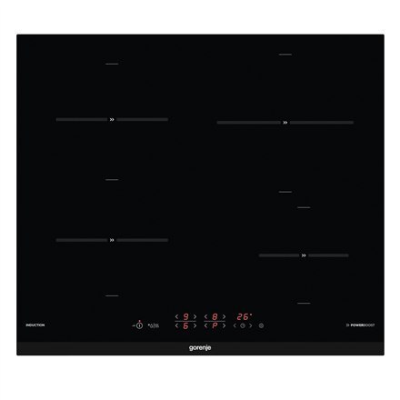 Gorenje Hob IT641BCSC7 Induction, Number of burners/cooking zones 4, Electronic, Timer, Black, Display