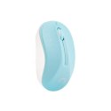 Natec Mouse, Toucan, Wireless, 1600 DPI, Optical, Blue/White