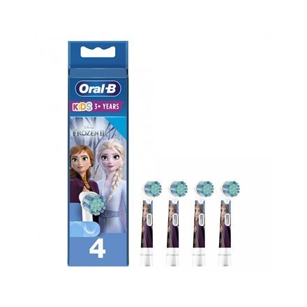 Oral-B EB-10 4K Frozen II refills for Kids, Extra Soft, 4 pcs