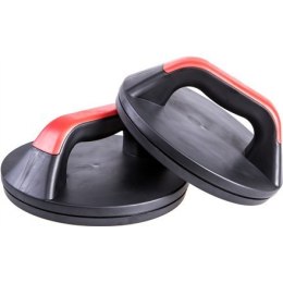 Pure2Improve Push-up Pro Set Handles for push-ups, Black/Red, 100% Polypropylene